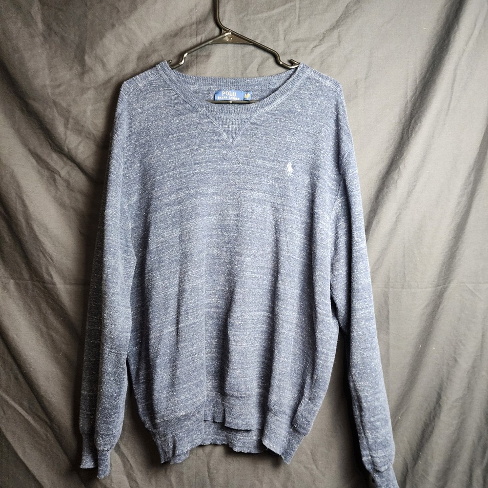 Polo Ralph Lauren Sweater Size XL Color Blueish Grey